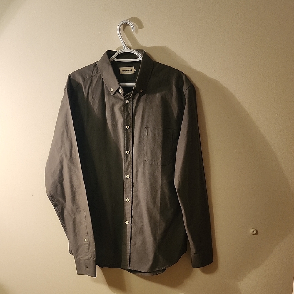 Taylor Stitch Green Jack Button-Down Shirt